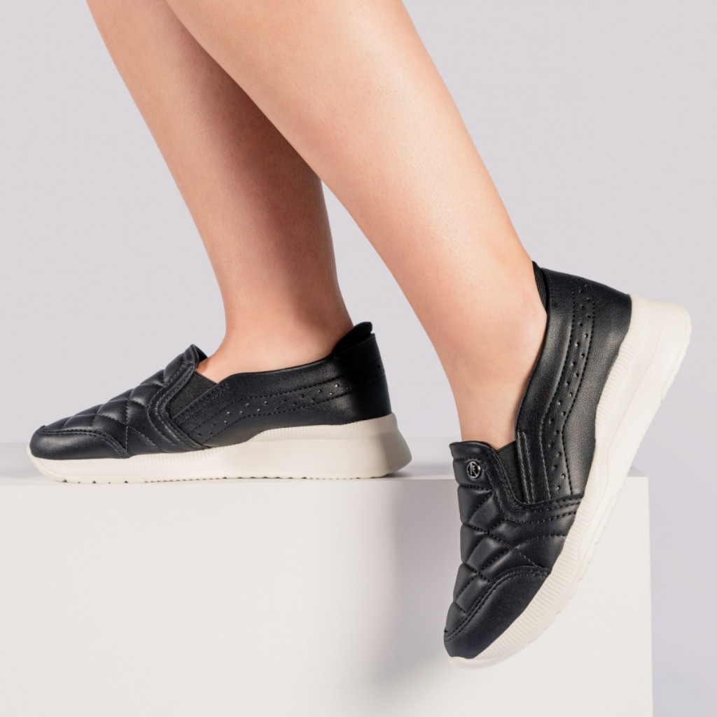 Tênis Feminino Kolosh Casual Plataforma Slip On Conforto Leve Sem Cadarço C3159
