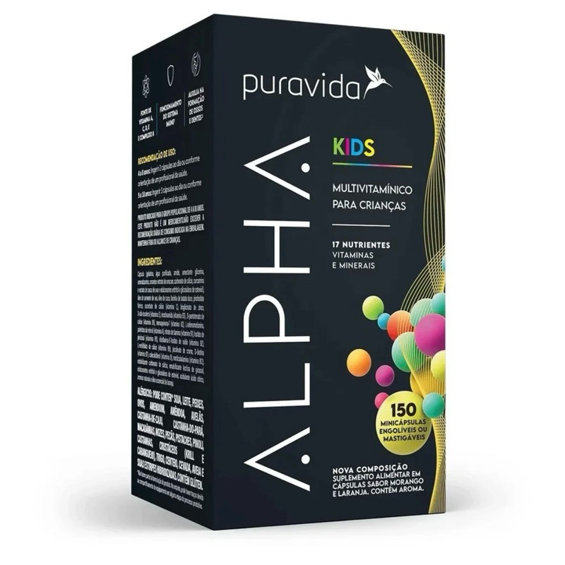 ALPHA KIDS Pura Vida 150 minicápsulas