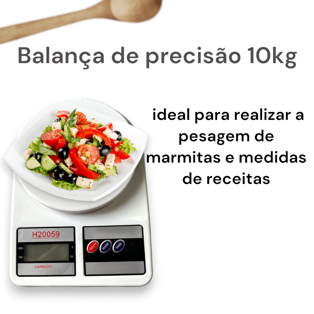 Balança De Cozinha Digital  Sf-400 Pesa Até 10kg balança de precisão digital