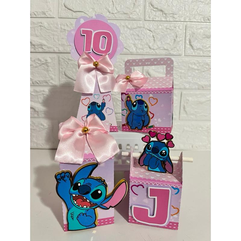 Kit Festa Stitch | Caixas Personalizadas | Lembrancinhas | Festa infantil | Aniversário | Personalizados