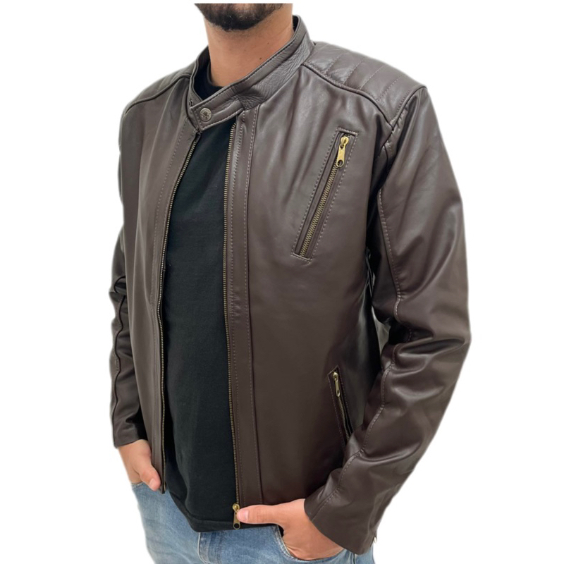 Jaqueta Masculina de Couro Bovino Legítimo