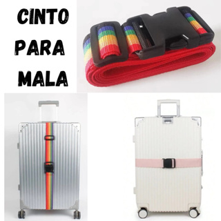 Cinta Ajustável De Vagagem Cinto De Embalagem De Mala De Viagem, Cinta De Fivela Cinto De Proteção Para Mala em Oferta na Shopee