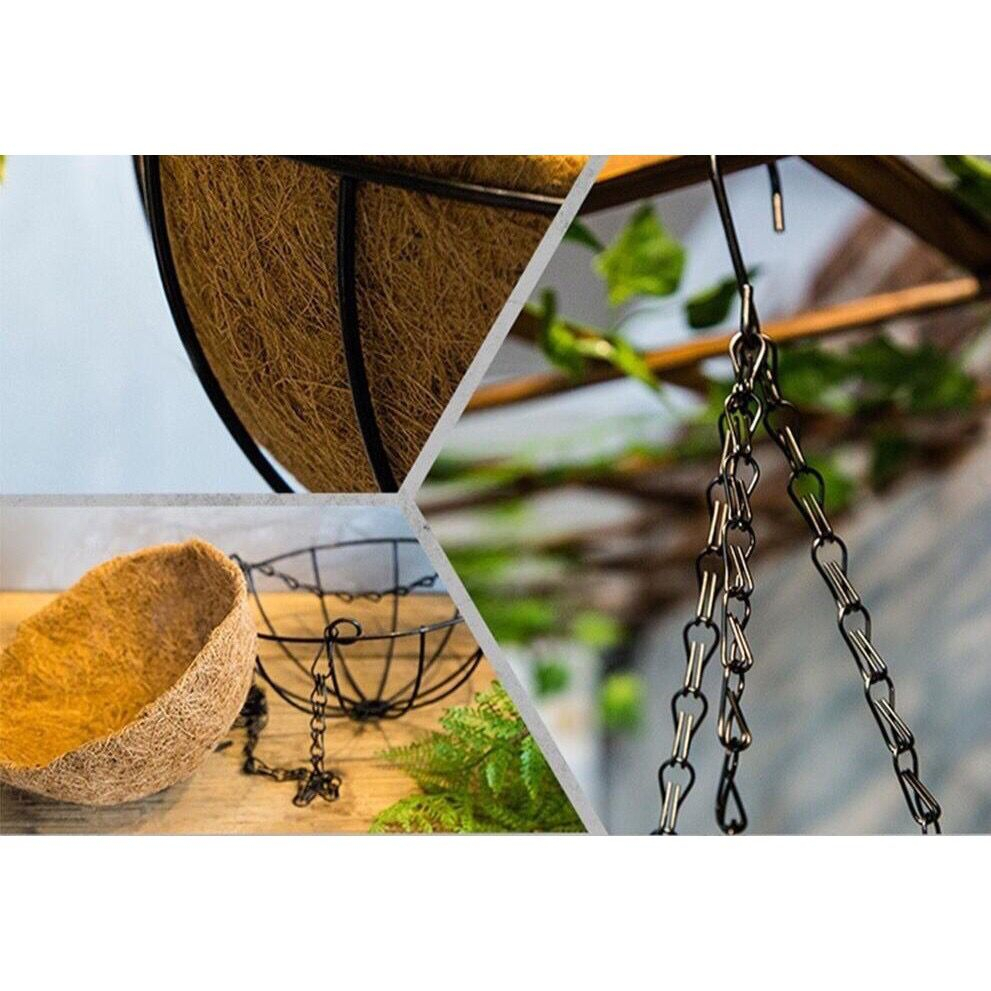 Vaso Suporte Pendente Com Corrente 35cm de altura em Oferta na Shopee