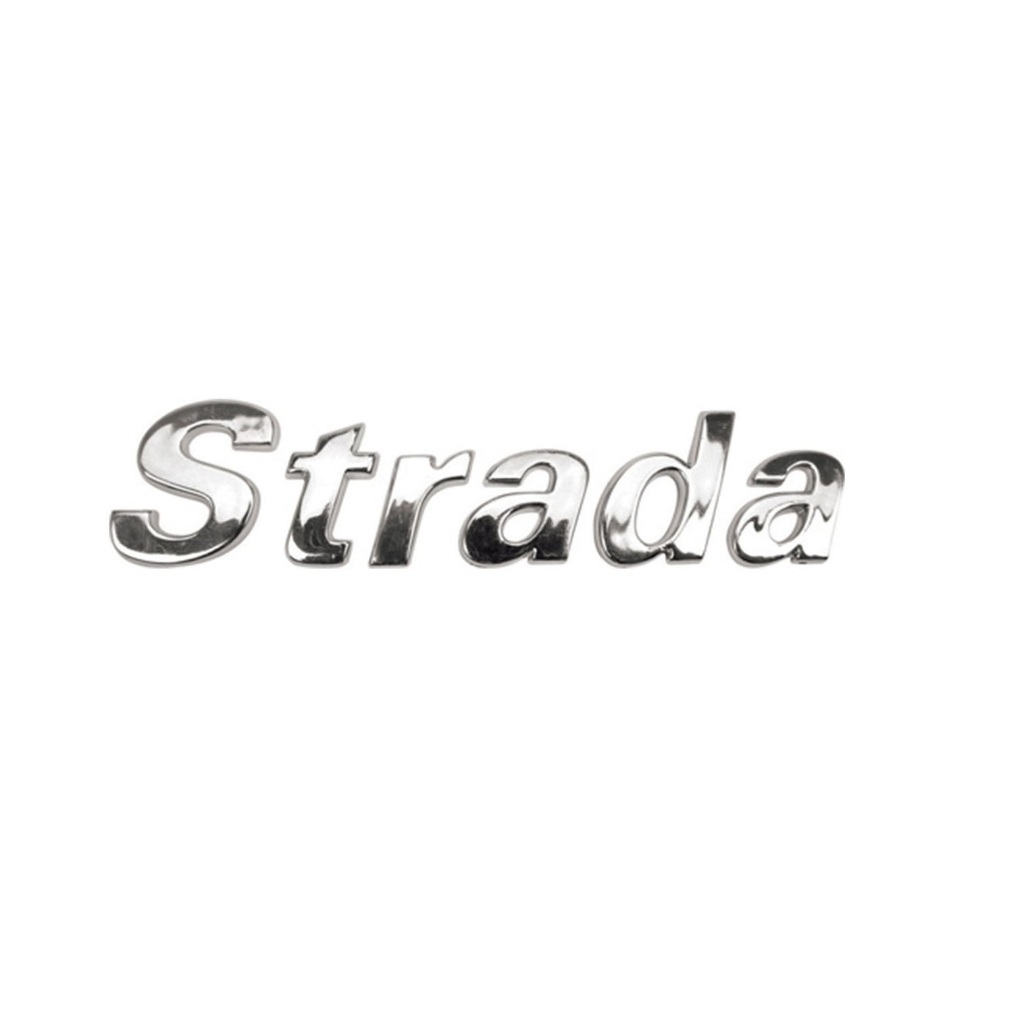 Emblema Letreiro Fiat Strada 2000 até 2019 Fire Working Trekking Adventure Locker nome carro cromado em Oferta na Shopee