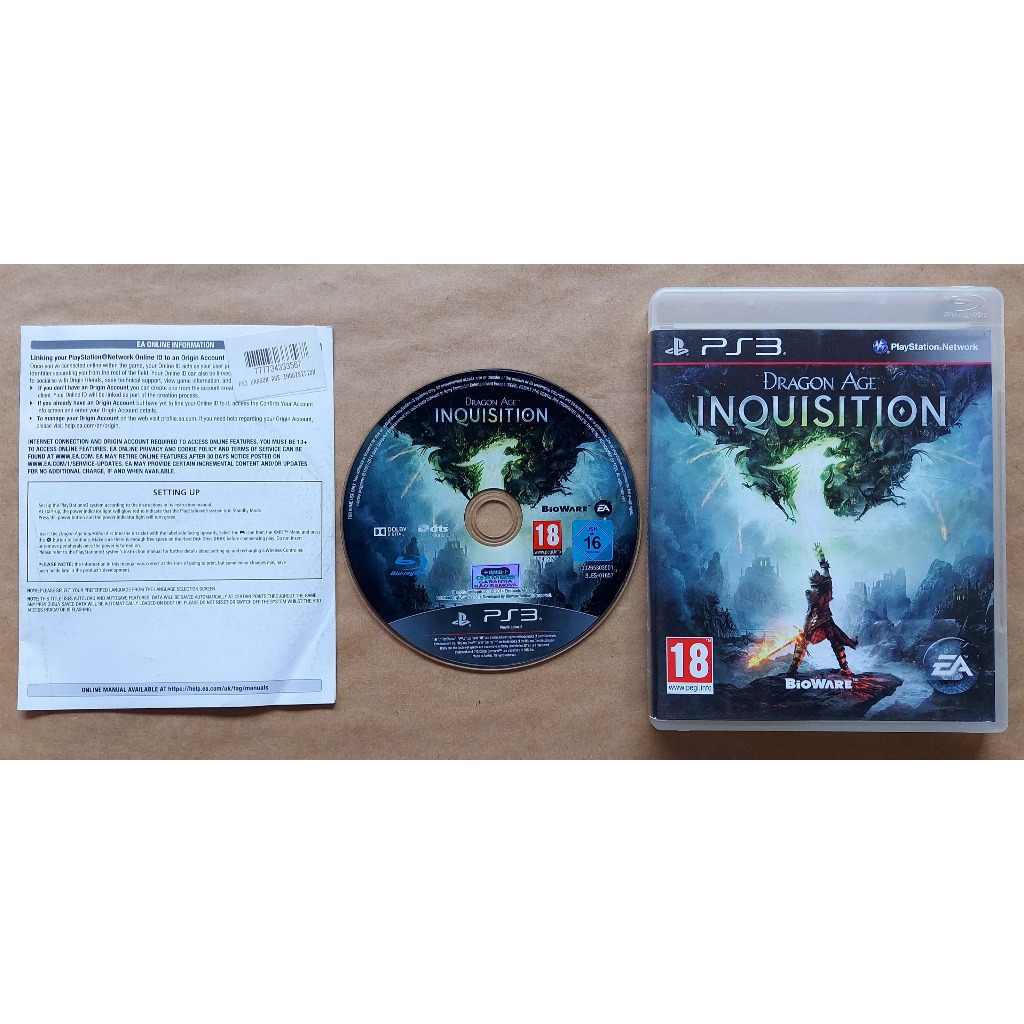 Dragon Age Inquisition Ps3 Playstation 3 Leia A Descrição