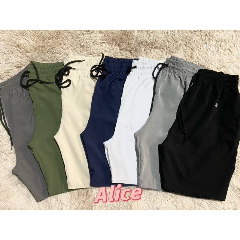 Shorts masculinos de elastano de secagem rápida para praia, piscina e corrida. tem 3 bolsos