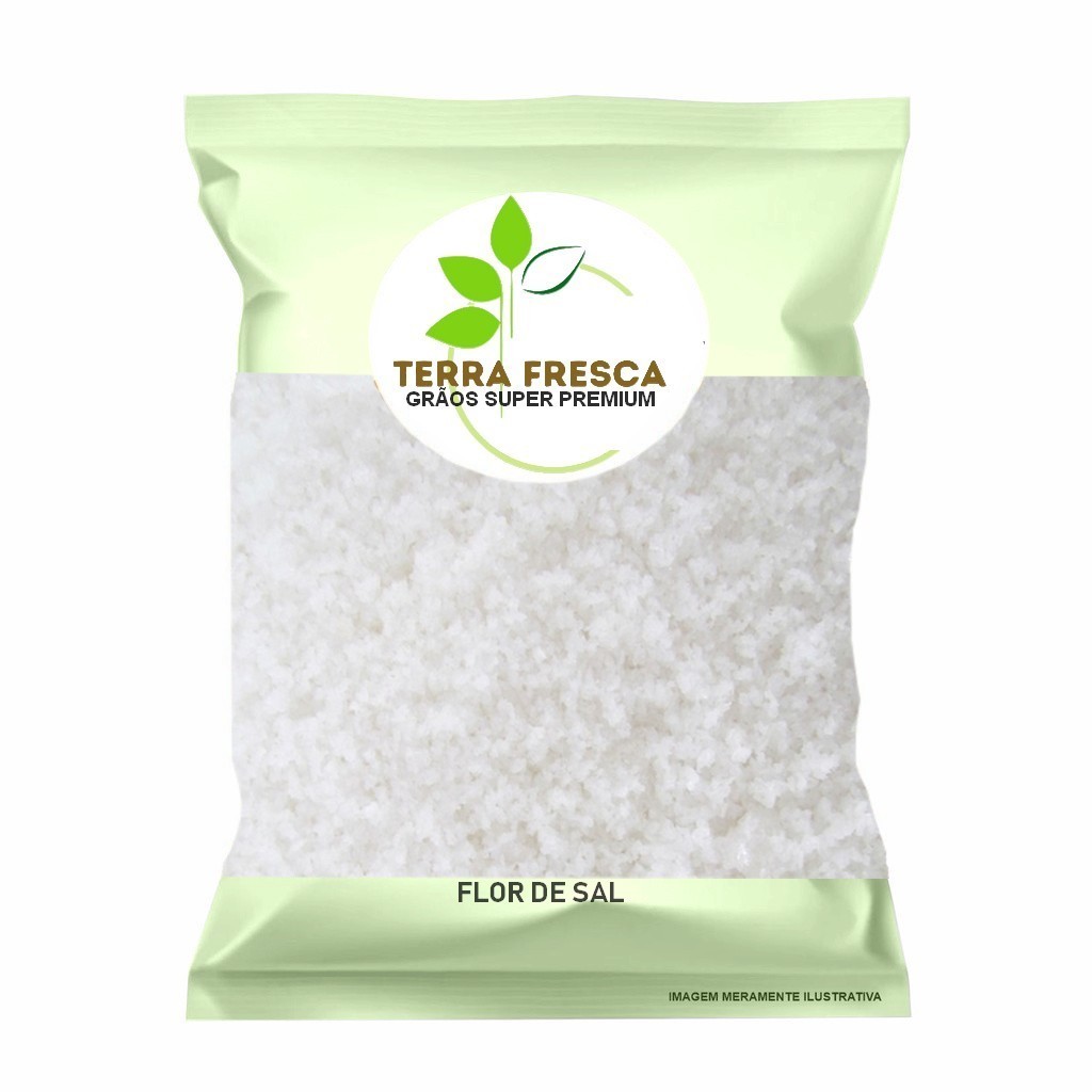 Flor de sal 500 g 1Kg - PRONTA ENTREGA