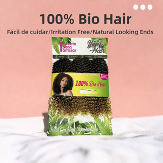 Cabelo Orgânico Cacheado Para Crochet Braids- Agata Yan Hair 55CM 300GR em Oferta na Shopee
