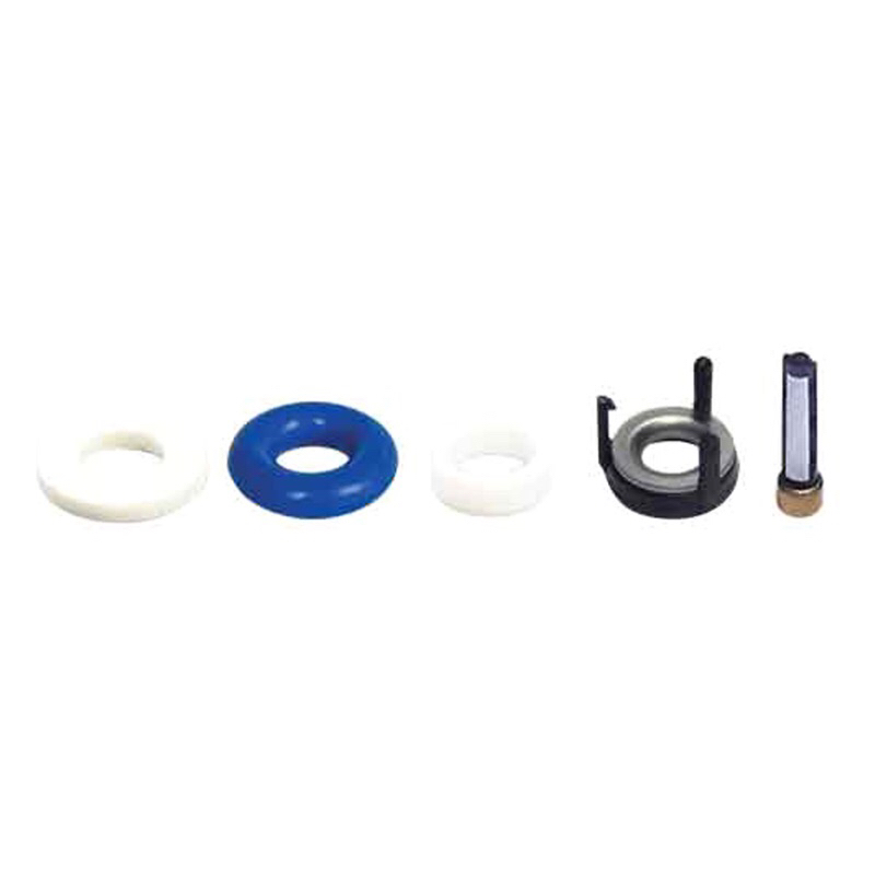 KIT REPARO PARA BICO INJETOR VW PASSAT 2.0 TSI 07/15 JETTA 2.0 TSI 11/23 MINI COOPER 92/95 TIGUAN 09/ LINHA PEUGEOT/ CITROEN COM MOTOR THP (CONTEM 1 FILTRO, 1 ANEIL DE VITON, 1 ANEL DE TEFLON, 1 DISCO DE APOIO E 1 SUPORTE PLASTICO) DSC 2360