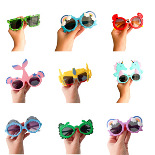 Óculos de Sol Infantil Proteção Menina Menino Dinossauro/Unicornio/Transformers Odontopediatria em Oferta na Shopee