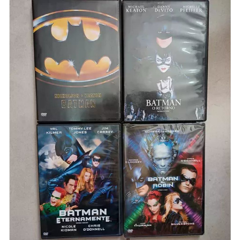 coleção filmes batman 8 filmes