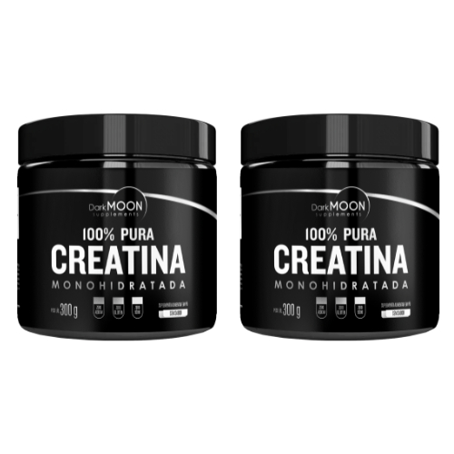 Kit 2x Creatina Monohidratada 300g DarkMoon