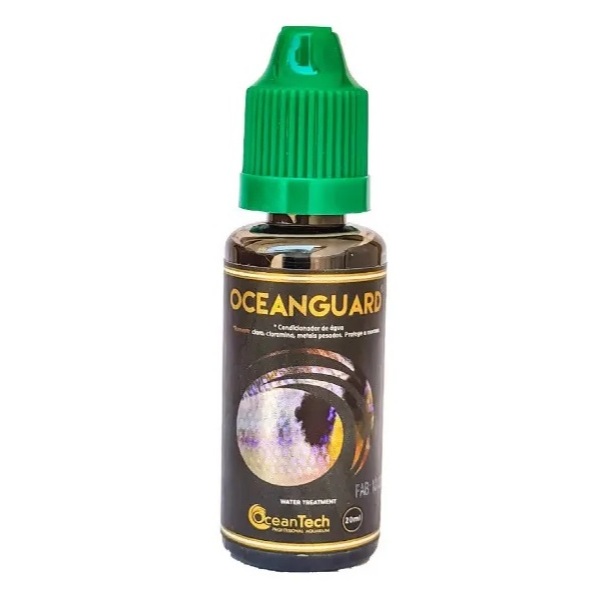 Ocean Tech Ocean Guard 20ml. Condicionador Para Água Doce E Marinho.Aquarios, Fontes E Lagos.
