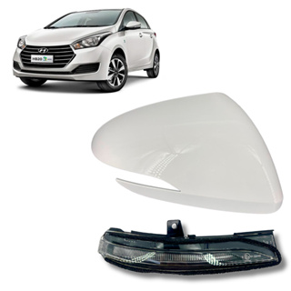 Kit Capa De Retrovisor + Pisca HB20 2020/22 Branco Atlas Original LD em Oferta na Shopee