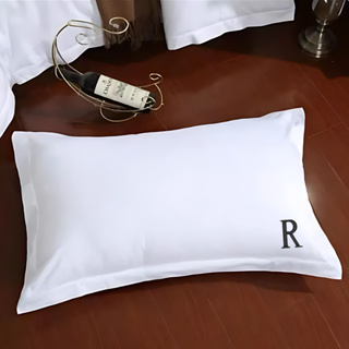 Fronha Personalizada com sua Inicial Percal 100% Algodão 200 Fios em Oferta na Shopee