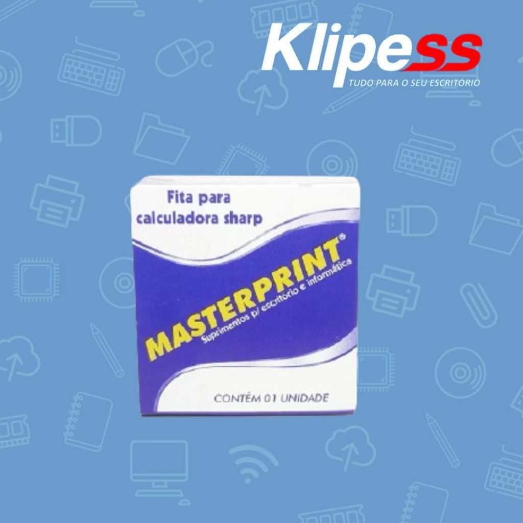 Fita para máquina de calcular Sharp Masterprint