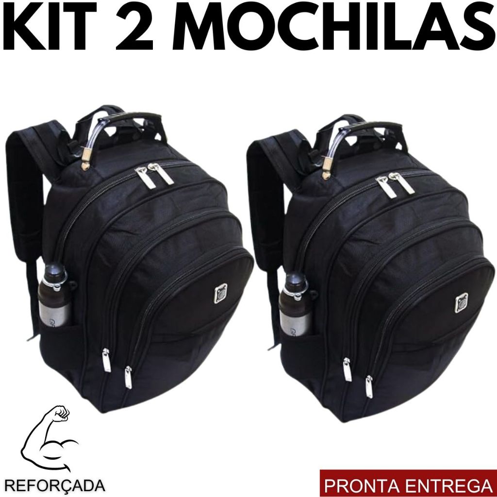 Kit 2 Mochilas Viagem Impermeável Reforçada em Oferta na Shopee