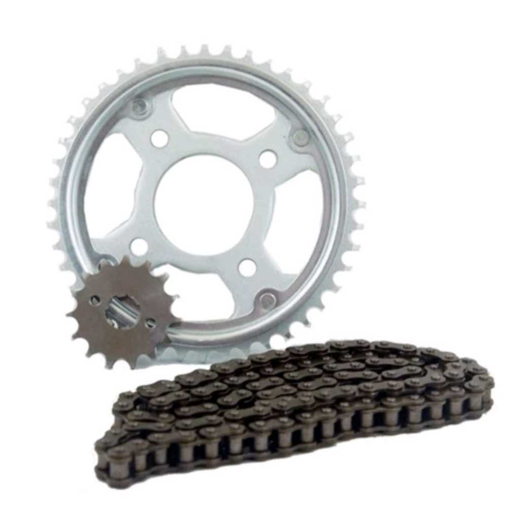 Kit Relação Transmissão Cg 125 99 Titan Today 1992 1999 Corrente Coroa Pinhão - Spare Parts and Accessories for Vehicles