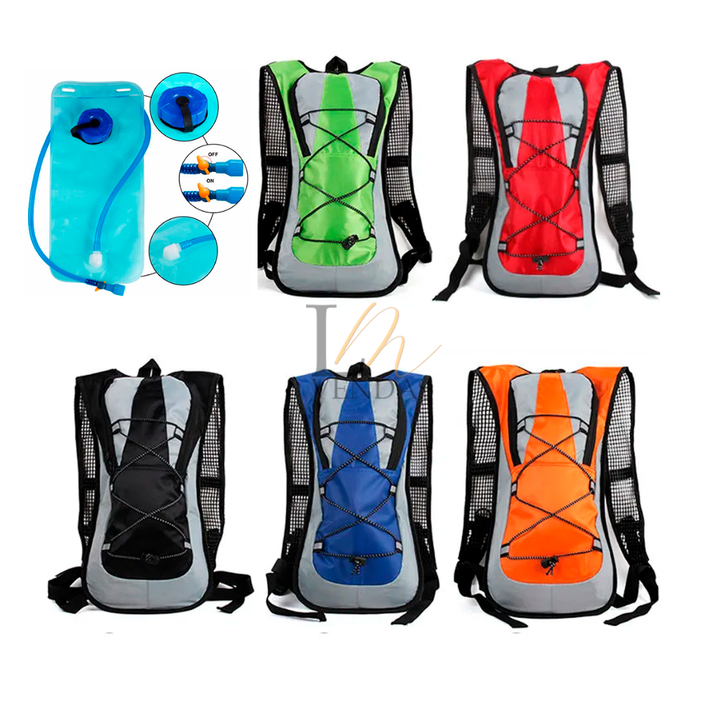 Mochila Hidratação Térmica Com Refil 2 Litros Para Bike Bicicleta Ciclismo Trekking Trilha Cavalgada