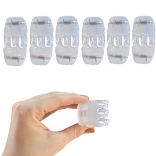12 Piranhas Grandes Muda de Cor no Sol Leitosas Prendedor Tridente Para Cabelo em Oferta na Shopee