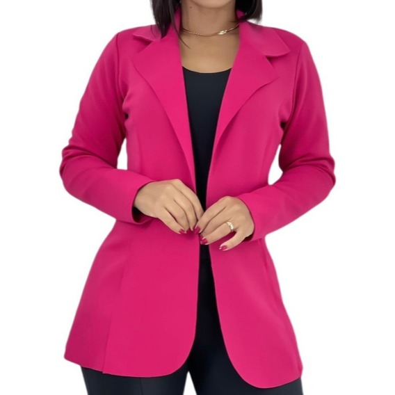 KIT  2 blazer casaco max LONGO feminino varia colores