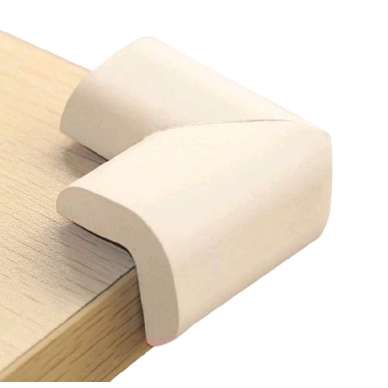 Kit 4 Protetor Canto De Mesa Borracha Espuma Cantoneira