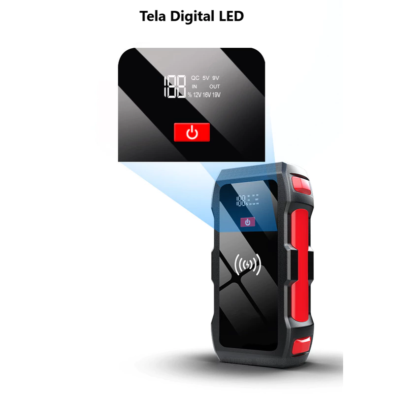 Auxiliador de Partida Portátil PowerBank Multifuncional 12000mAh 12V — foto 5