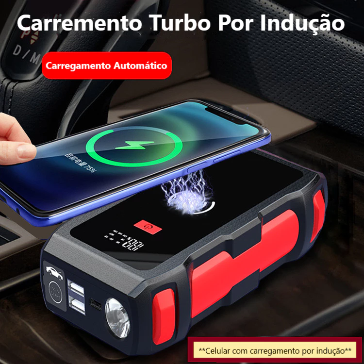 Auxiliador de Partida Portátil PowerBank Multifuncional 12000mAh 12V — foto 3