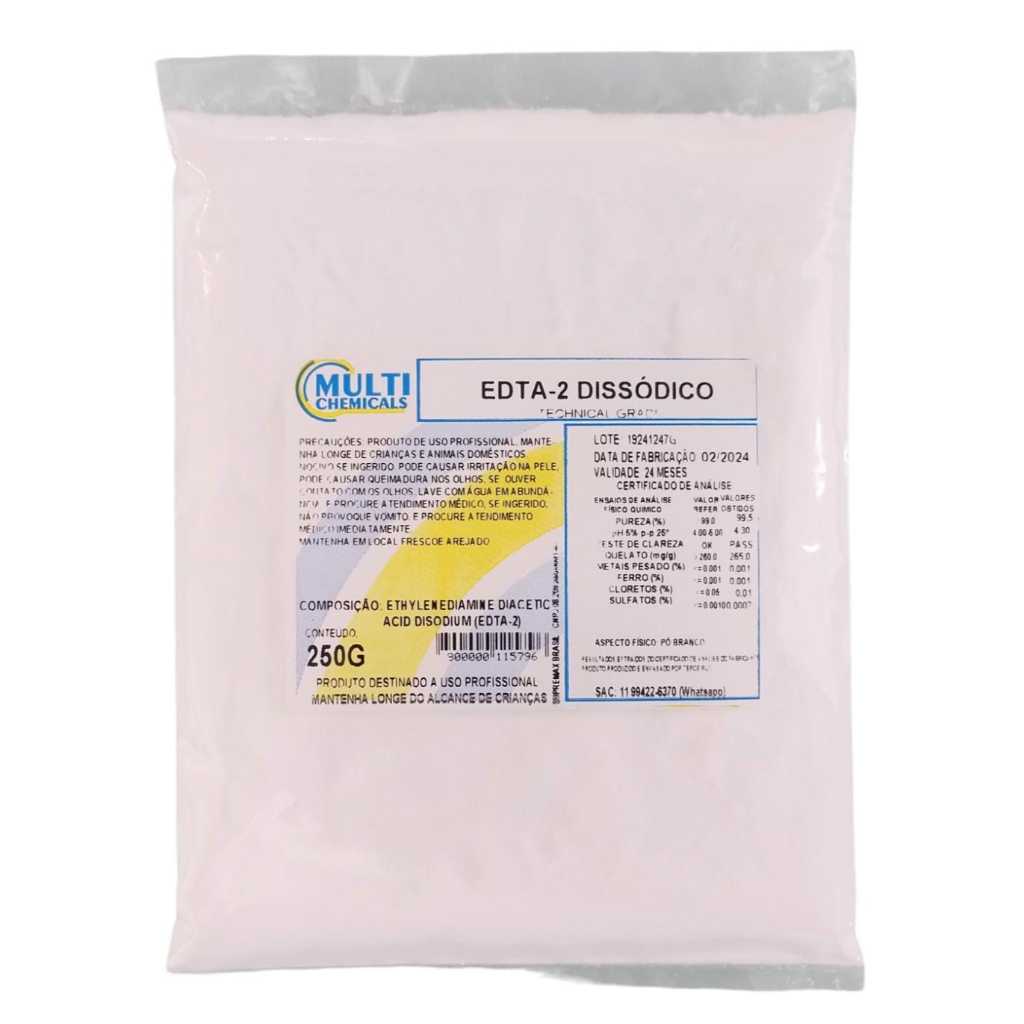 Edta Dissódico Pó - 250g - Puro em Oferta na Shopee