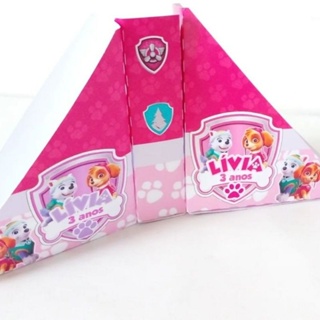 kit centro de mesa porta guardanapo personalizado patrulha canina Skye e everest em Oferta na Shopee