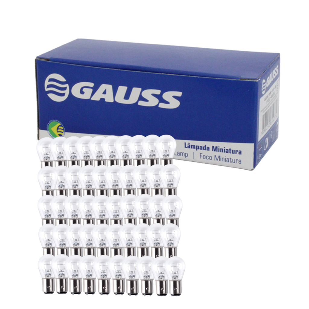Lâmpada Automotiva 2 Pólos 12v P21/5w Gl1034 Caixa C/50 Uni em Oferta na Shopee