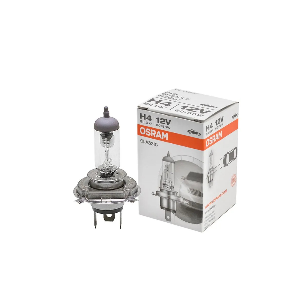 Lâmpada H4 Osram Bilux Farol Halogena 12v 60/55w