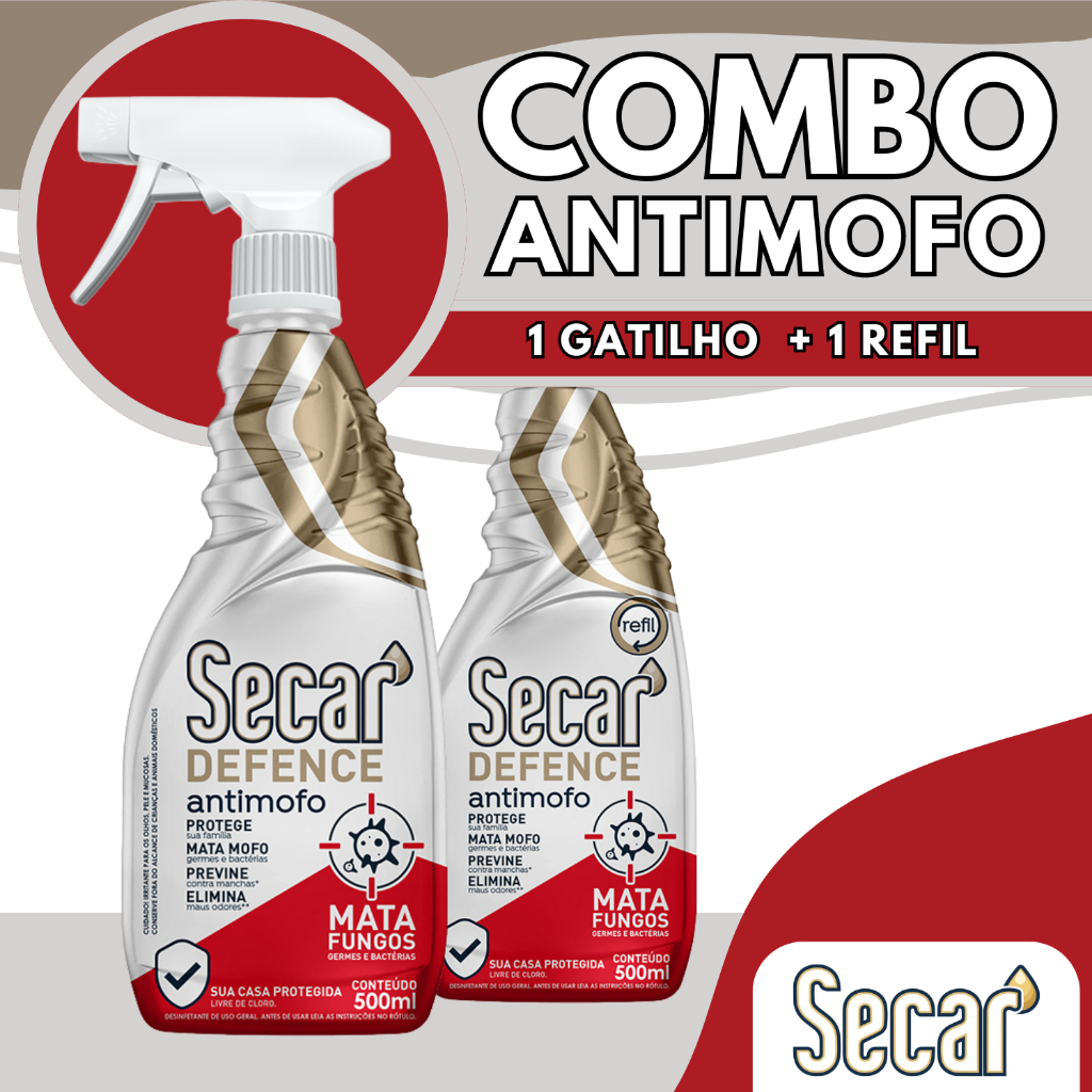 KIT ANTIMOFO SECAR DEFENCE 2X500ML