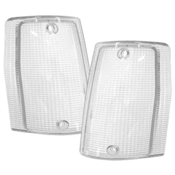 Par Lente Lanterna Pisca Dianteira Cristal Uno 1984 A 1991 Eletronic 1991 A 1994 Frente Alta