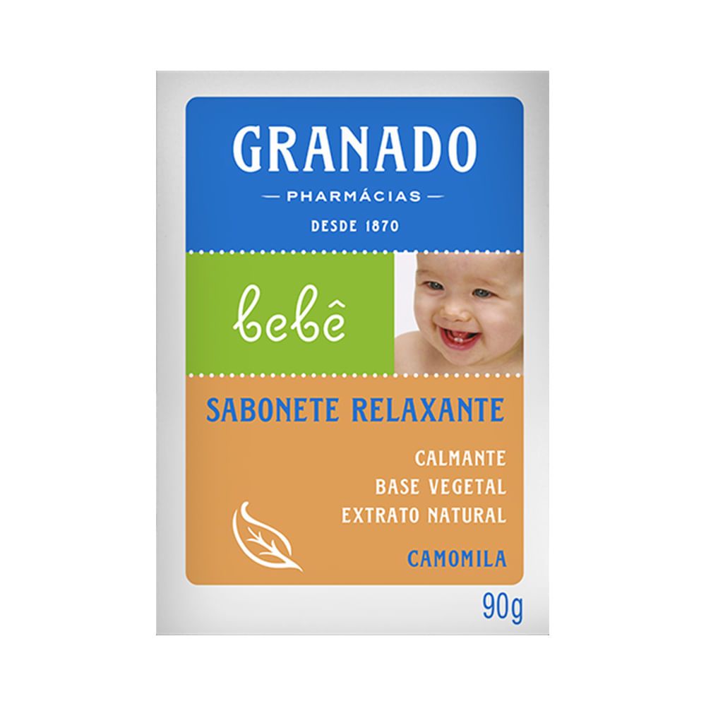 Sabonete De Glicerina Em Barra Granado Bebê Camomila Com 90G