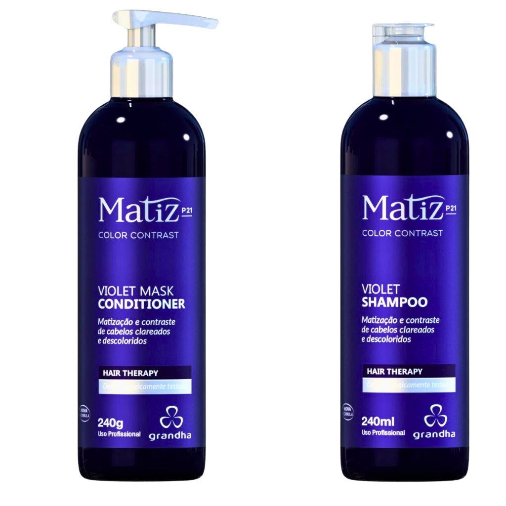 Grandha Kit Matiz P21 Shampoo /condicionador240 Ml Matizador em Oferta na Shopee