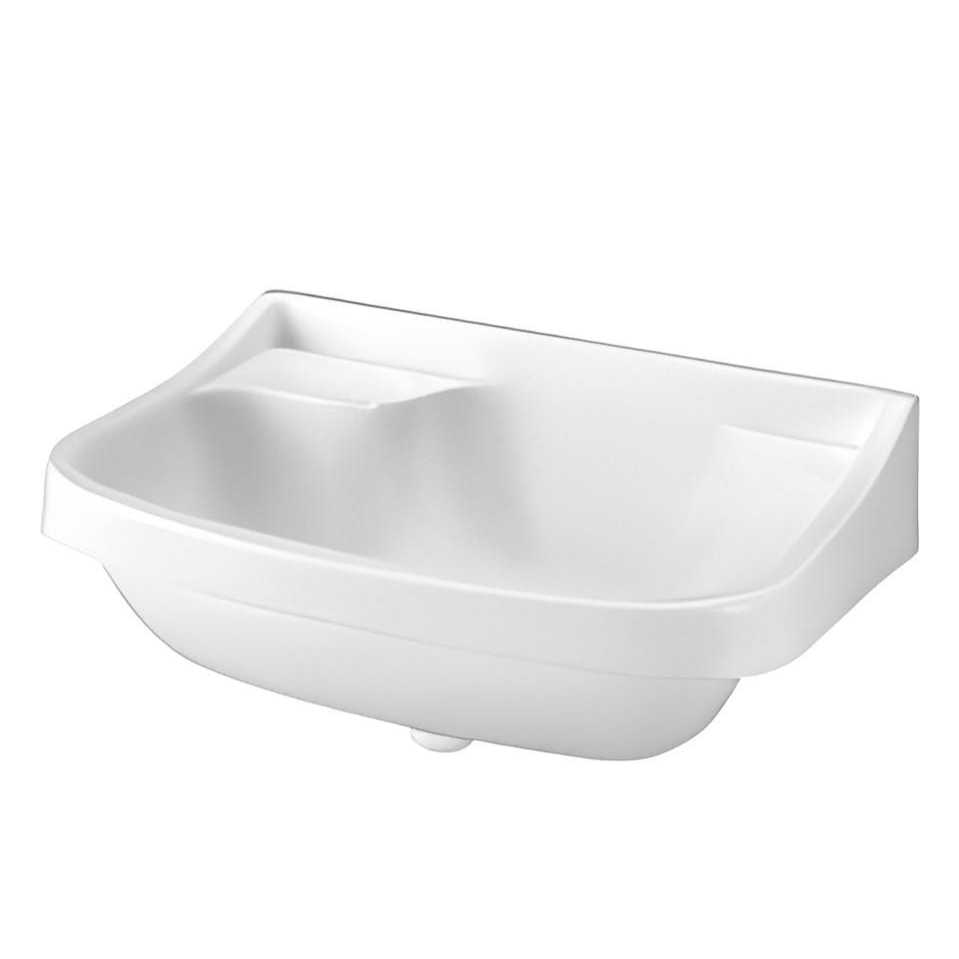 Lavatório Plástico Banheiro Casa Externo Interno Lavabo 36x26x16 Resistente Completo Preto Branco Facil Instalação em Oferta na Shopee