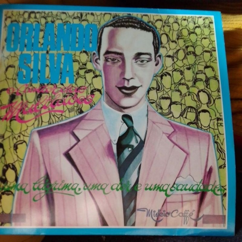 lp vinil - orlando silva uma lágrima uma dor e uma saudade/ samba/valsa/