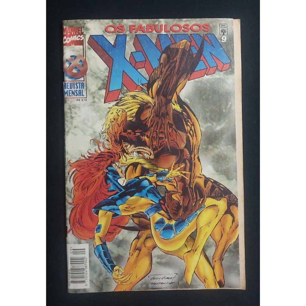 Revista em quadrinhos HQ Marvel Os fabuloso X-Men n. 9 Panini Comics 1996