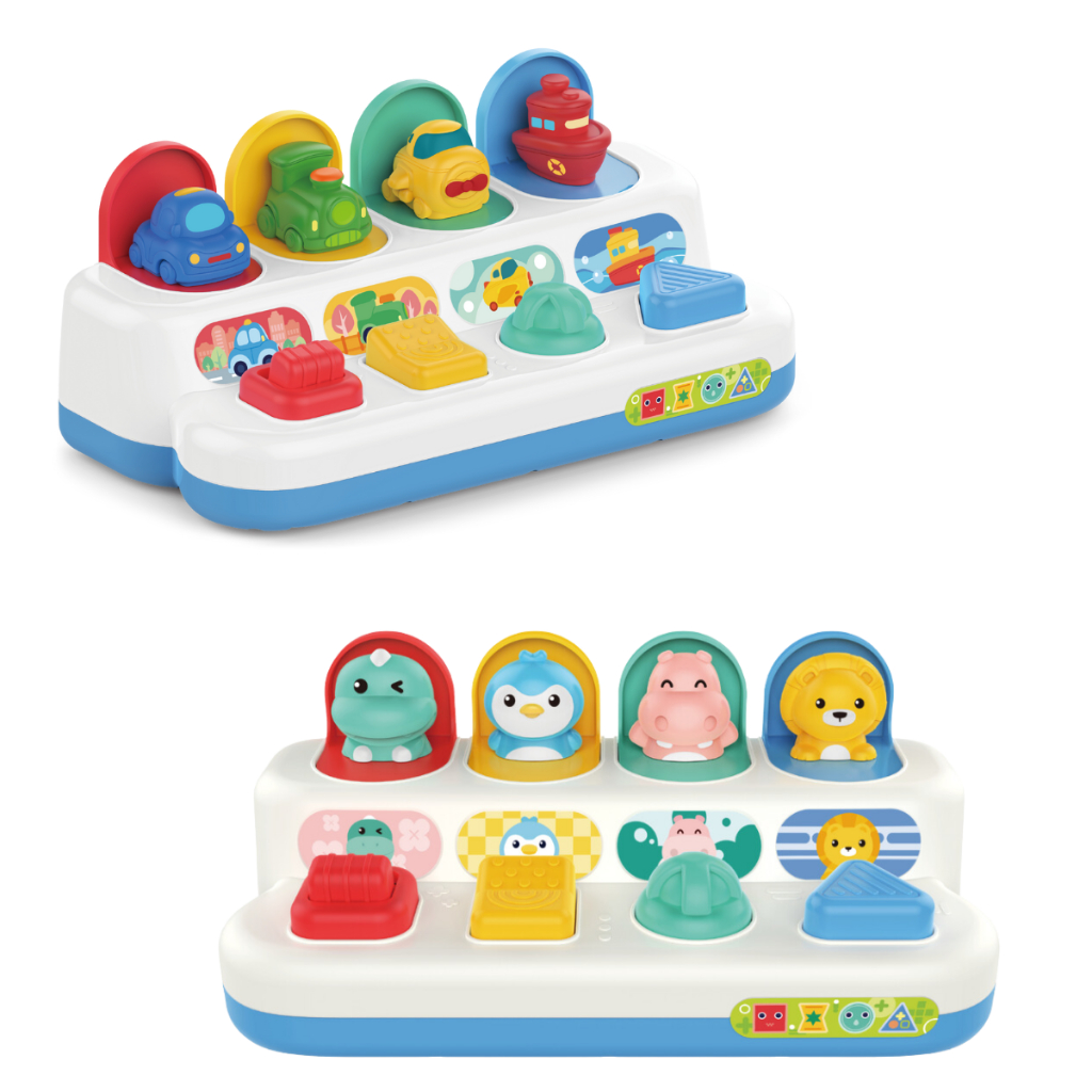 Brinquedo Didático para Bebês Esconde Esconde Animal Colorido Teclado em Oferta na Shopee