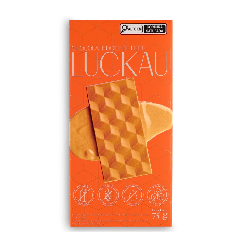 Barra Chocolate Branco Doce de Leite SEM GLÚTEN SEM LACTOSE SEM AÇÚCAR - 75g