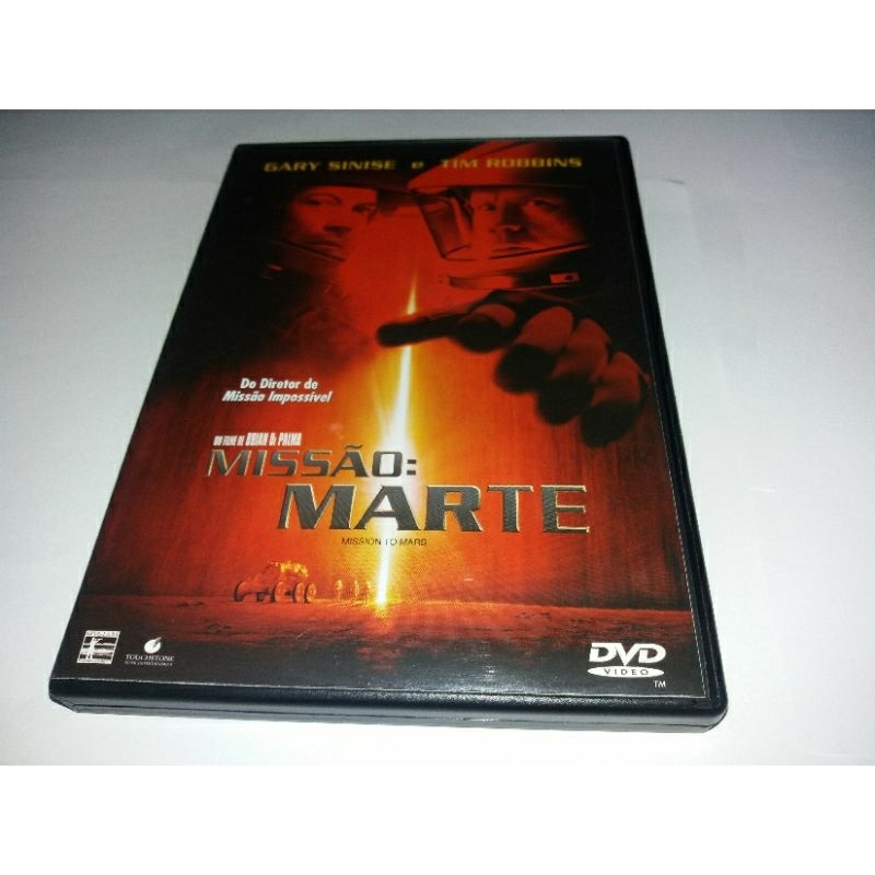 Dvd - Missao : Marte - 2000 - Brian De Palma - Tim Robbins - Dublado - Encarte