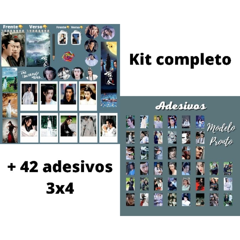 kit Dorama The Untamed 1 Personalizado 81 itens em Oferta na Shopee