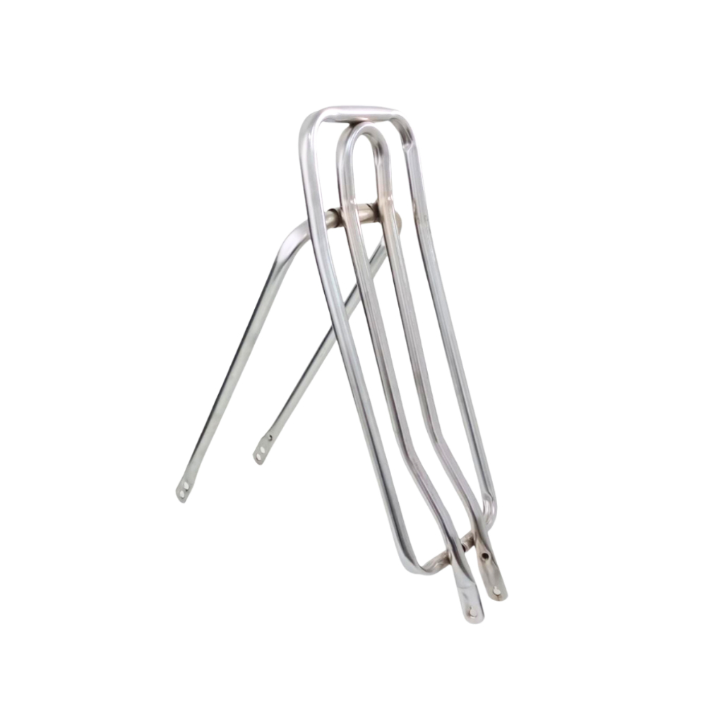 Bagageiro Garupa Bagageiro Tubão Traseiro Cromado Para Bicicleta Bike Aro 20 24 26 em Oferta na Shopee