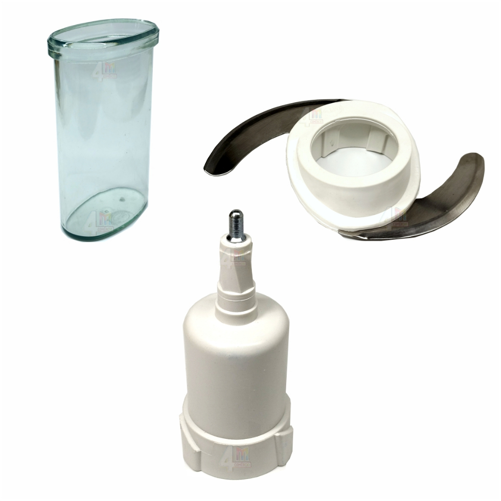 Faca Eixo e Socador/Pilão Compatível Philips Walita Ri7633 Ri7638