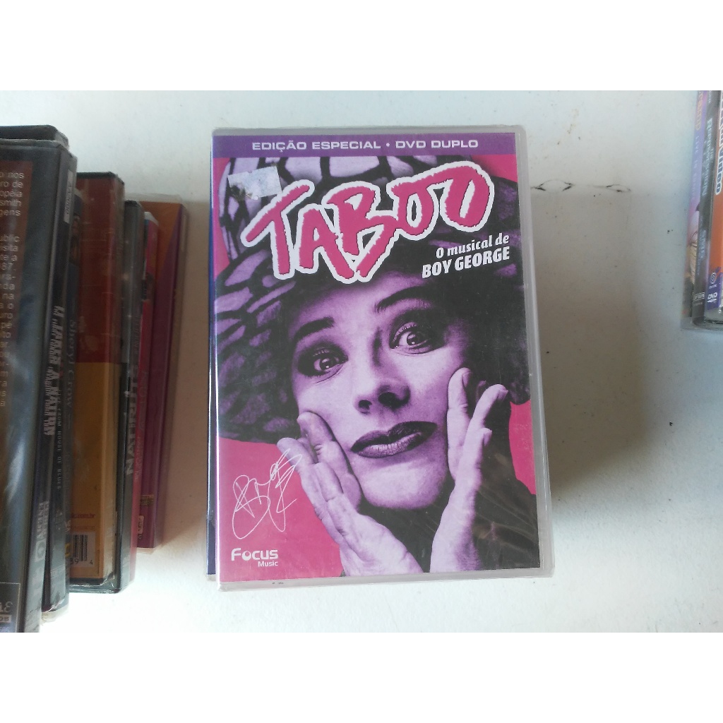 DVD TABOO O MUSICAL DE BOY GEORGE (NOVO LACRADO DE FABRICA)