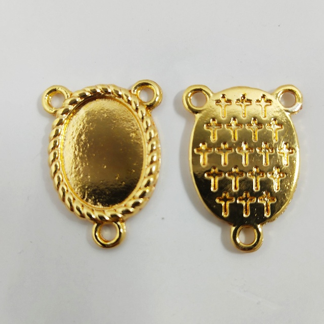 10 Entremeios com cavidade para imagem com detalhes atrás com cruzes em Oferta na Shopee