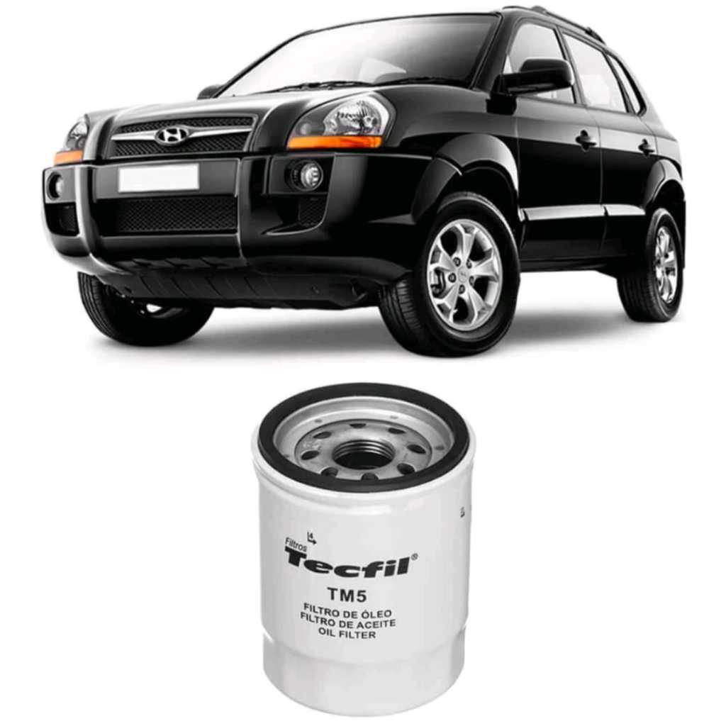 Filtro Óleo Hyundai Tucson 2.0 2.7 2005 a 2017 Tecfil TM5