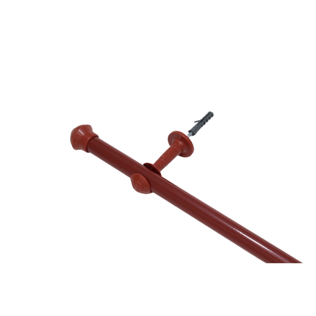 Varão Simples Para Cortinas Mogno 3,00mts 19mm Fino em Oferta na Shopee