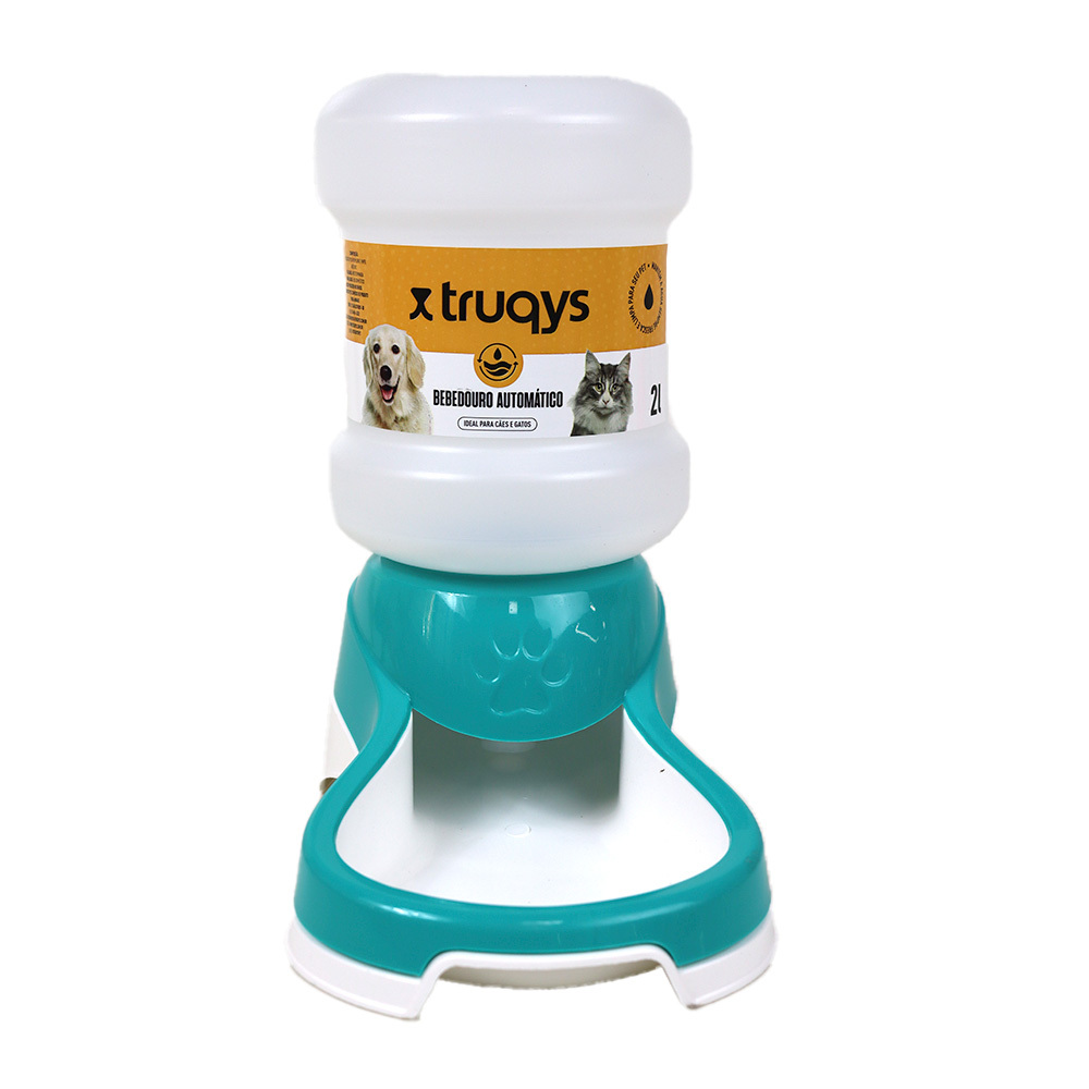 Bebedouro Automático Truqys Pets Tiffany Galão - 2 Litros - Pets